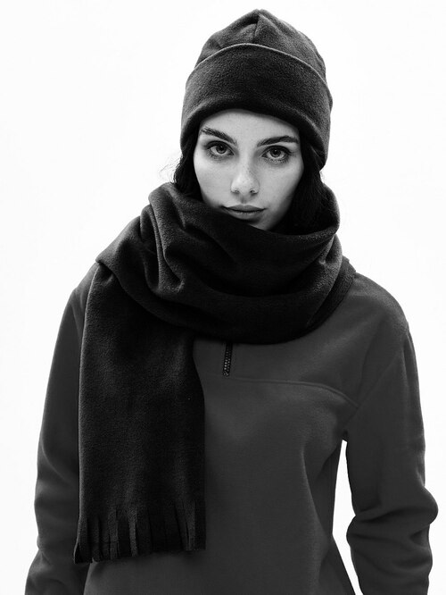 Подарочный набор для женщин шапка и шарф MOM №1 (вид 2) Подарочный набор для женщин шапка и шарф MOM №1 (фото, вид 2)