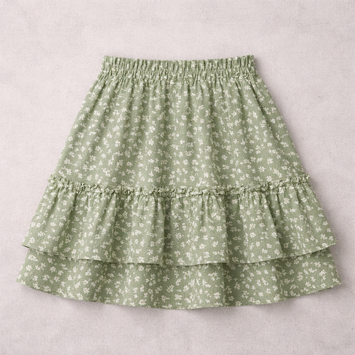 Юбка с воланами (вид 1) Юбка с воланами (фото, вид 1)